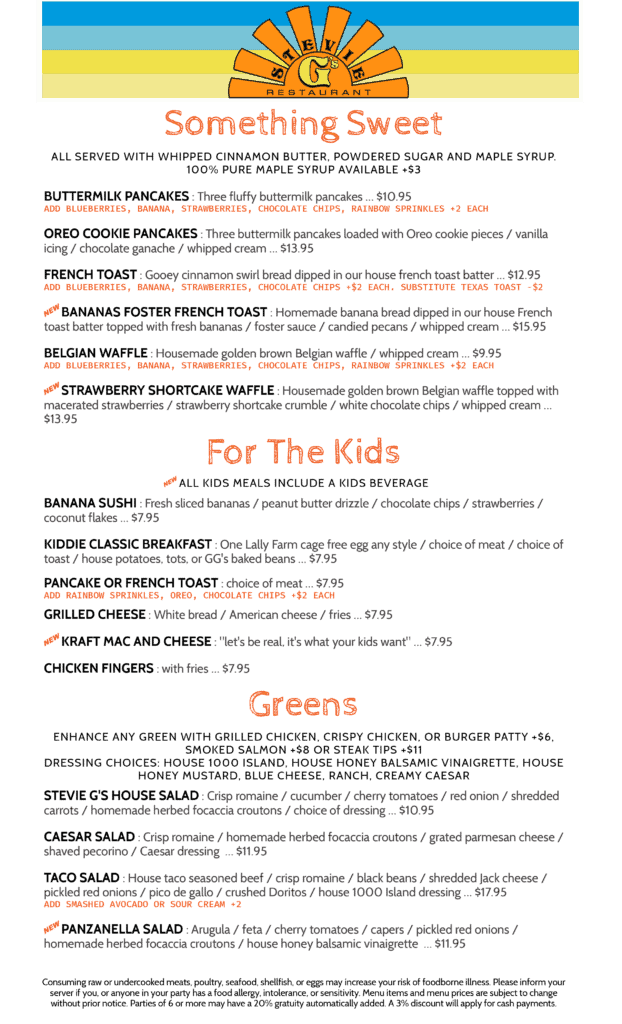 new 2026 stevie g's food menu 3